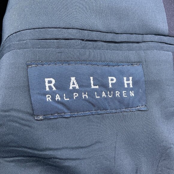 Ralph Lauren Ralph Blazer Men 44 Blue Pewter Shield Button Wool Stretch Canada - Picture 16 of 16